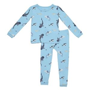 Kyte Baby Stream Shark Print Pajama Set